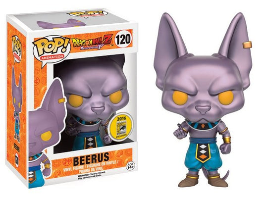 Beerus Metallic - Dragonball Z POP! Vinyl Animation Comicon 2016 Exclusive #120 - Ozzie Collectables