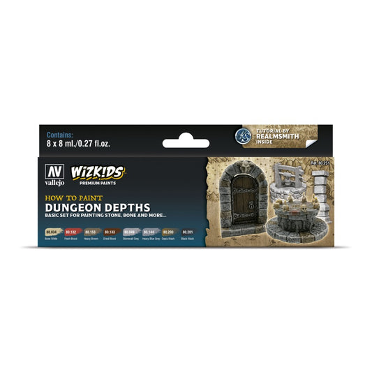 Wizkids Premium Paint Set by Vallejo: Dungeon Depths - Ozzie Collectables