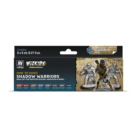 Wizkids Premium Paint Set by Vallejo: Shadow Warriors - Ozzie Collectables