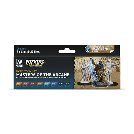 Wizkids Premium Paint Set by Vallejo: Masters of the Arcane - Ozzie Collectables