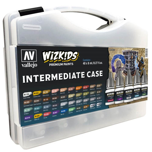Wizkids Premium Paint Set by Vallejo: Intermediate Case - Ozzie Collectables