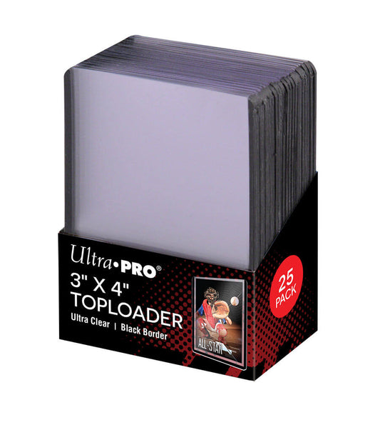 ULTRA PRO Top Loader - 3 x 4 35pt Black Border