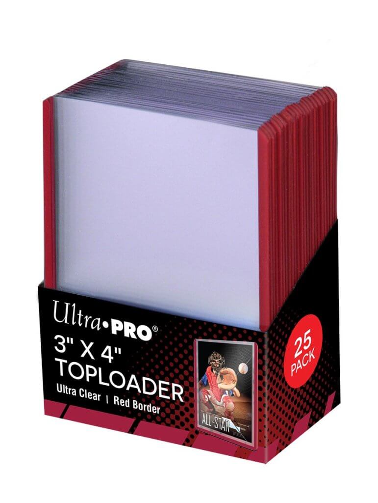 ULTRA PRO Toploader - 3 x 4 35pt Red Border