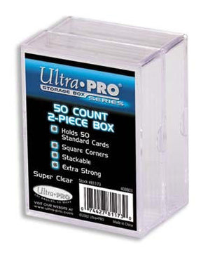 ULTRA PRO Card Storage Box - 2 Piece 50ct 2 Pack