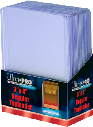 Ultra Pro - 3" x 4" Regular Top Loader Clear (Display of 25)