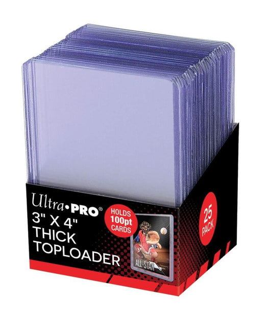 ULTRA PRO Toploader - 3 x 4 100pt. Clear Regular
