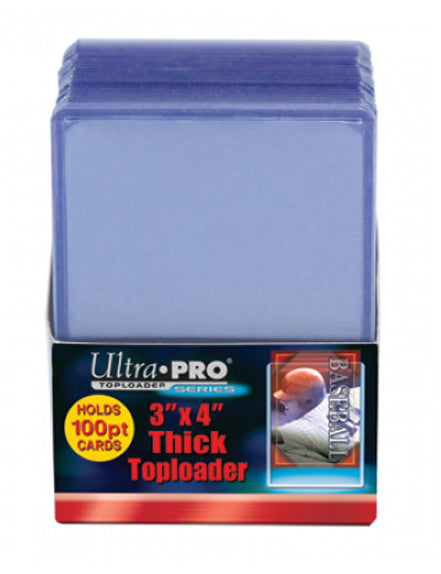 ULTRA PRO Toploader - 3 x 4 100pt. Clear Regular