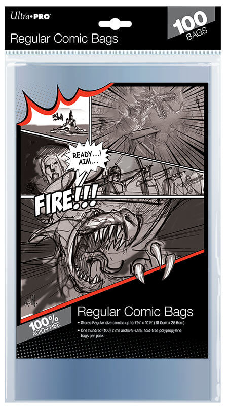 ULTRA PRO Comic Accessories - Regular Size Bags