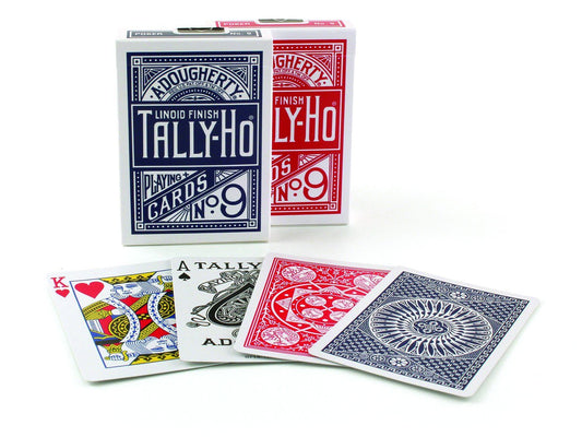 Tally-Ho Half Fan/Circle Playing Cards
