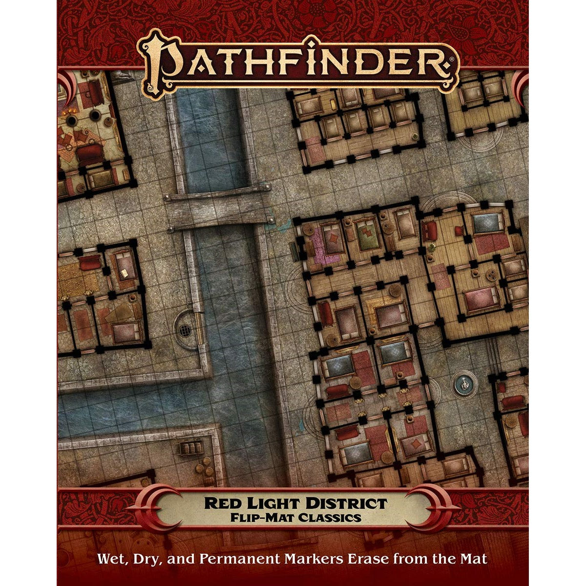 Pathfinder Accessories Flip-Mat Classics: Red Light District