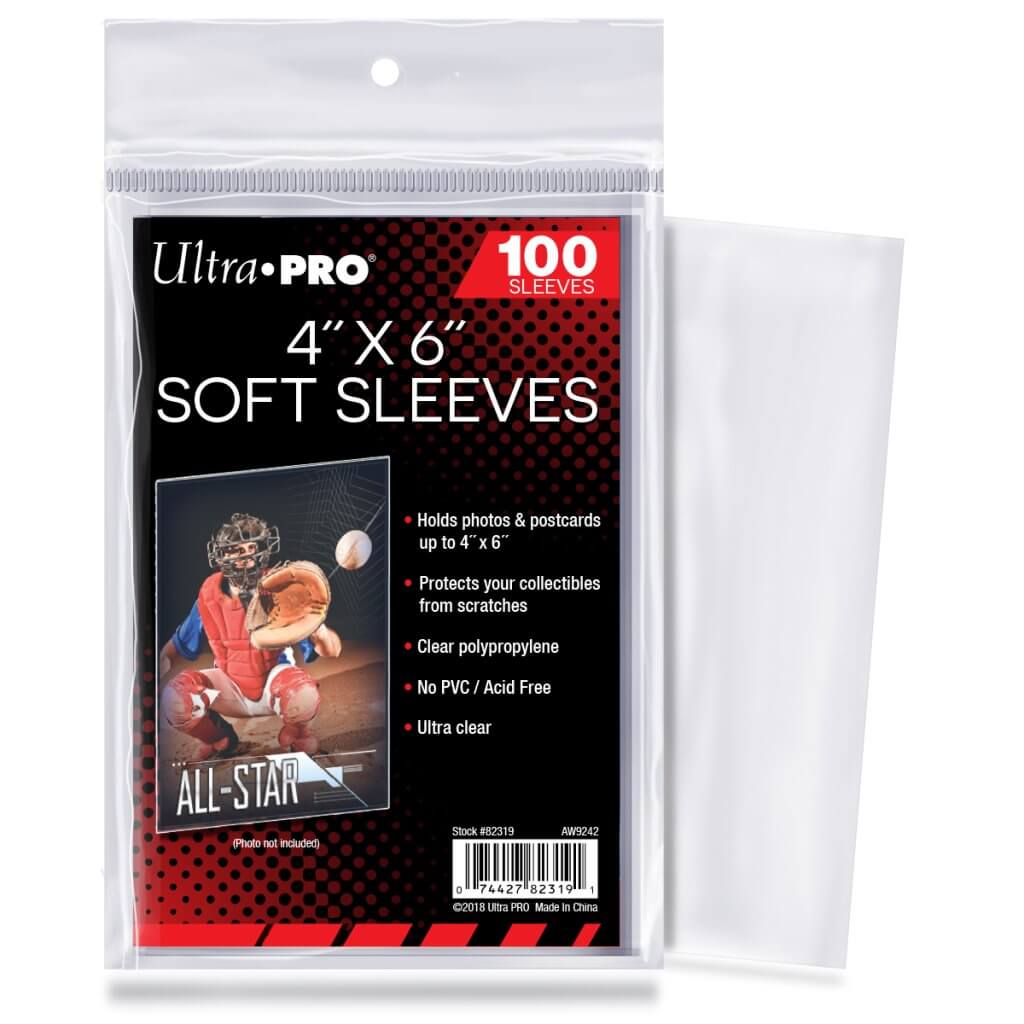 ULTRA PRO Card Sleeves - 4" x 6" Sleeves