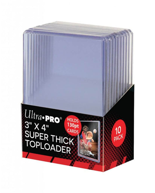 ULTRA PRO Top Loader - 3 x 4 130pt (10 pk)