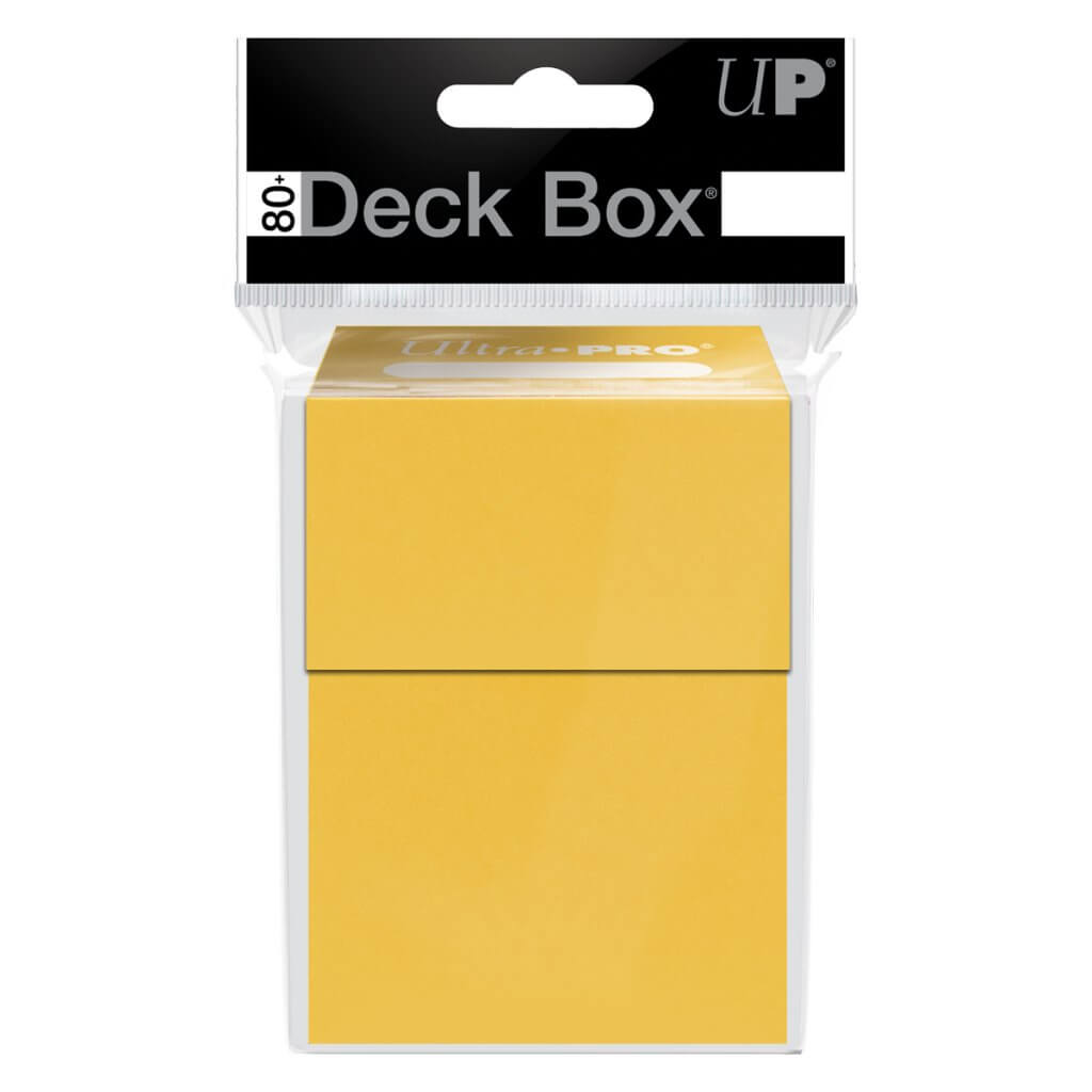 ULTRA PRO Deck Box - Solid Yellow