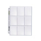 ULTRA PRO Page - 18PKT Silver Series Page (Holds 2.5" x 3.5" cards) (PK25)