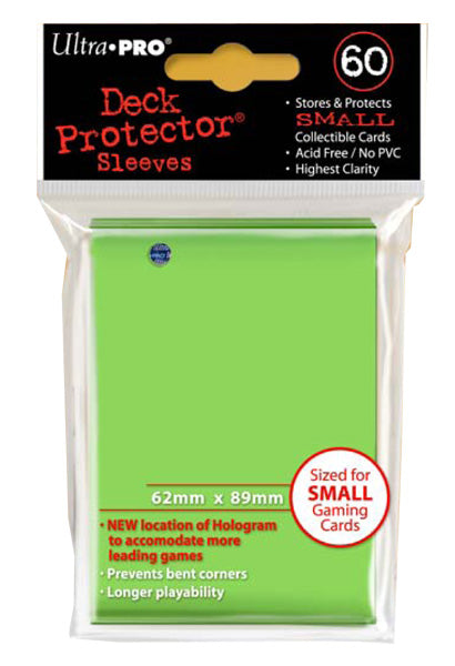 ULTRA PRO - Solid Lime Green Deck Protector® Sleeves - Small Size