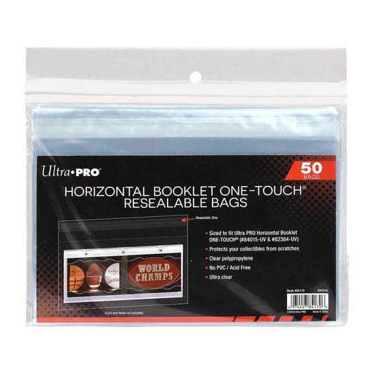 ULTRA PRO ONE-TOUCH® Resealable Bags Horizontal Booklet