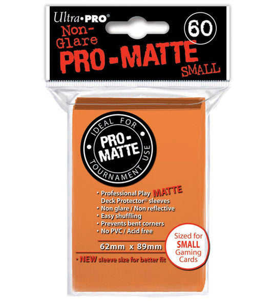 ULTRA PRO - SMALL PRO - Matte - Deck Protector Sleeves Orange