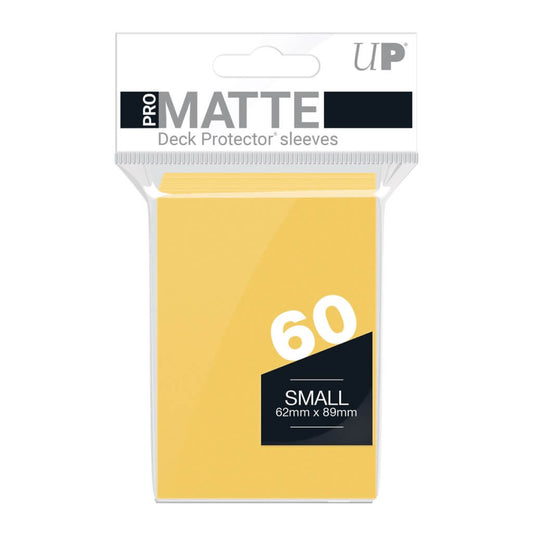 ULTRA PRO - SMALL PRO - Matte - Deck Protector Sleeves Yellow