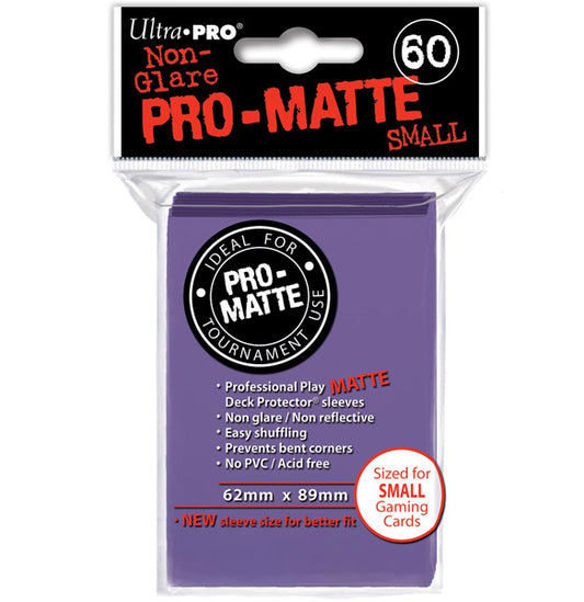 ULTRA PRO - SMALL PRO - Matte - Deck Protector Sleeves Purple