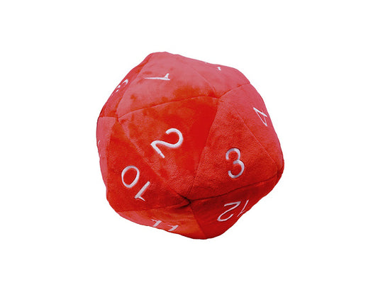 ULTRA PRO Gaming Accessories - Jumbo D20 Plush Dice - Red - Ozzie Collectables