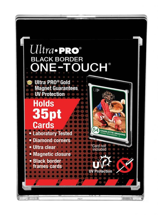 UTLRA PRO ONE TOUCH - 35PT BLACK BORDER w/Magnetic Closure - Ozzie Collectables