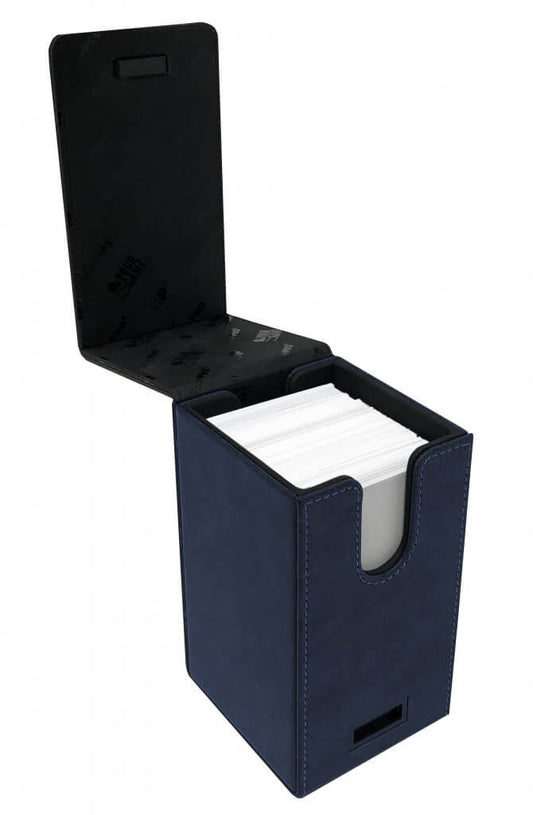 ULTRA PRO DECK BOX Alcove Tower Suede- Sapphire - Ozzie Collectables