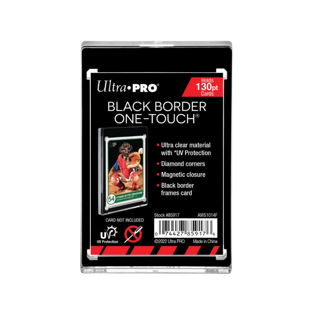 ULTRA PRO One Touch - 130 PT Black Border w/Magnetic Closure (25)