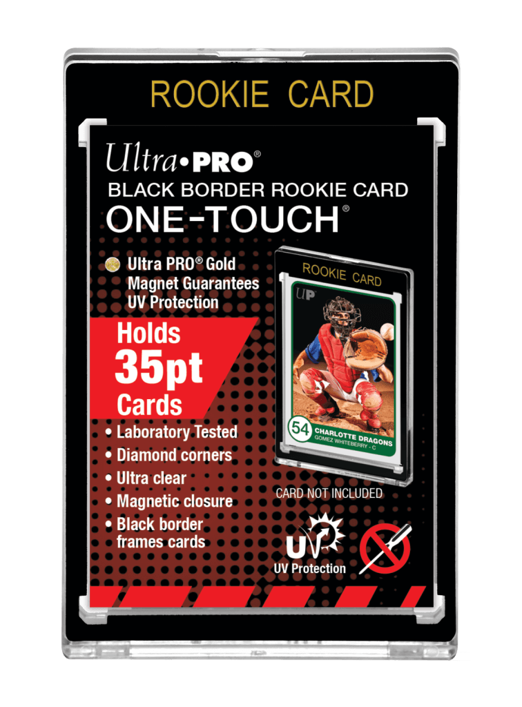 ULTRA PRO 35PT ROOKIE Black Border UV ONE-TOUCH Magnetic Holder