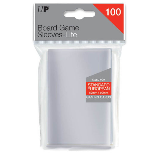 ULTRA PRO Card Sleeve - Board Game Sleeve - Lite 59mm X 92mm Standard European