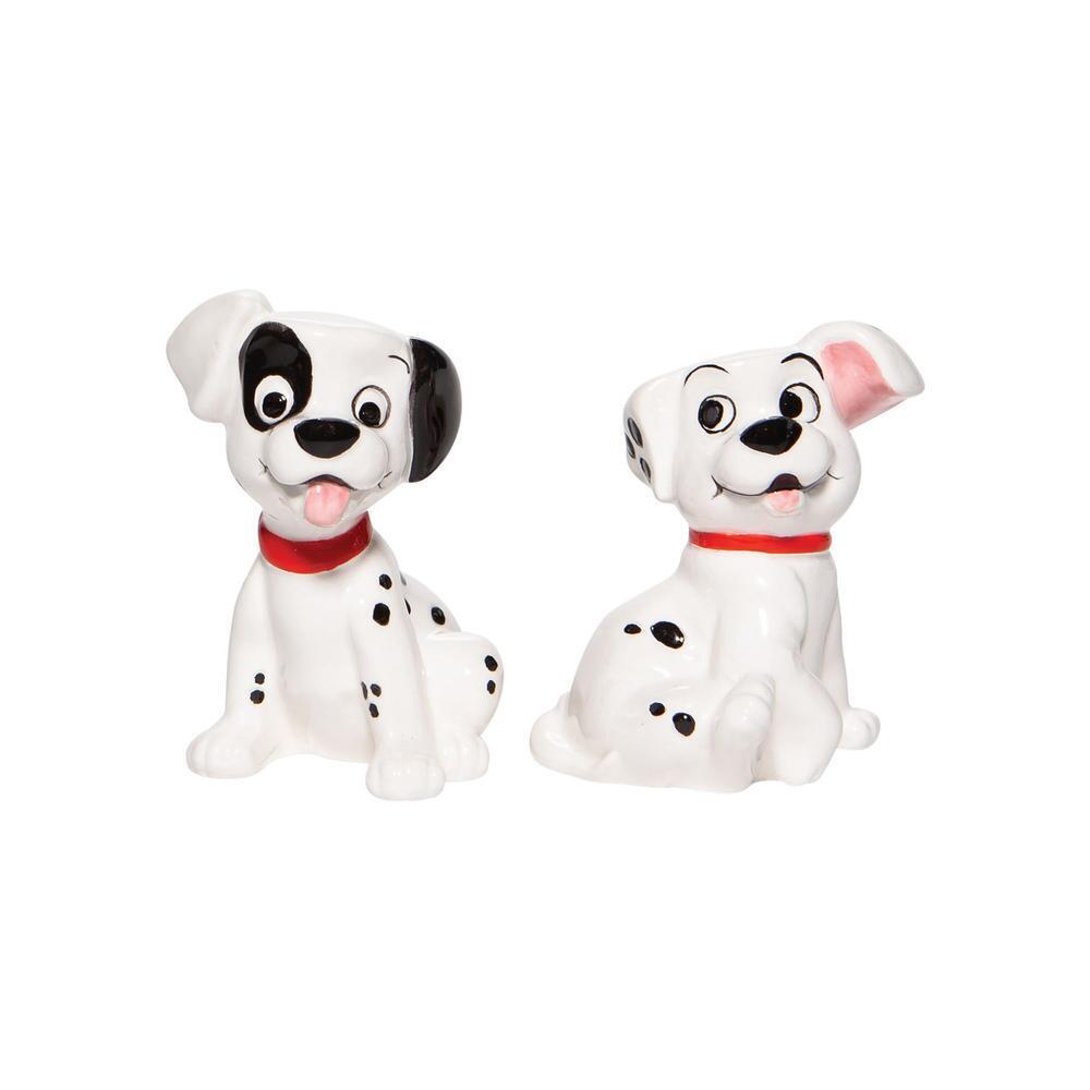 Disney - 101 Dalmatians Ceramic Salt and Pepper Shaker Set - Patch and Rolly