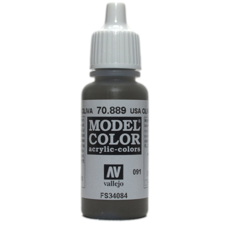 Vallejo Model Colour USA Olive Drab 17 ml - Ozzie Collectables