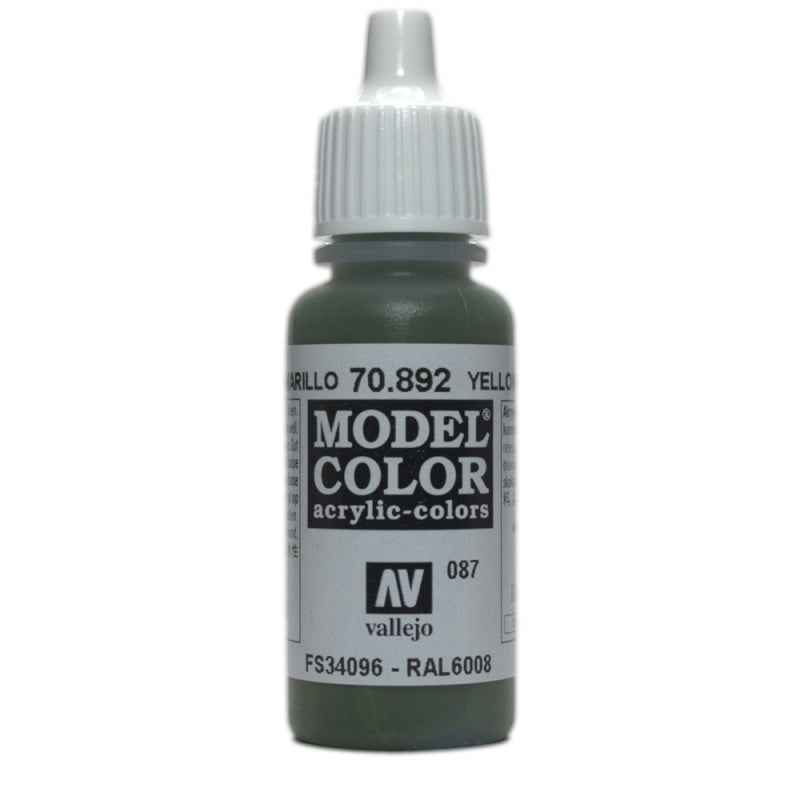 Vallejo Model Colour Yellow Olive 17 ml - Ozzie Collectables