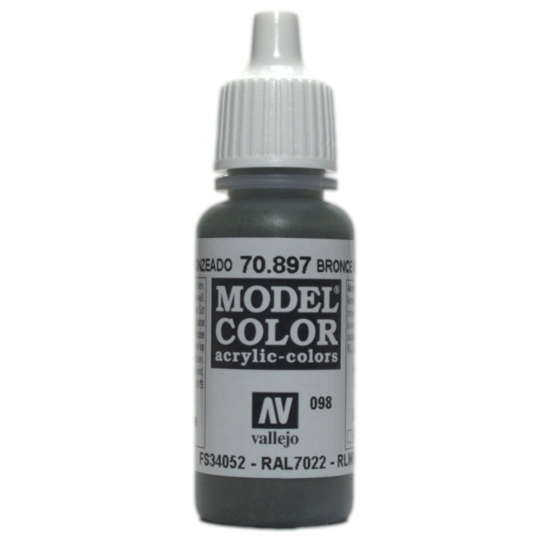 Vallejo Model Colour Bronze Green 17 ml - Ozzie Collectables