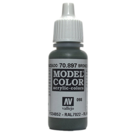 Vallejo Model Colour Bronze Green 17 ml - Ozzie Collectables
