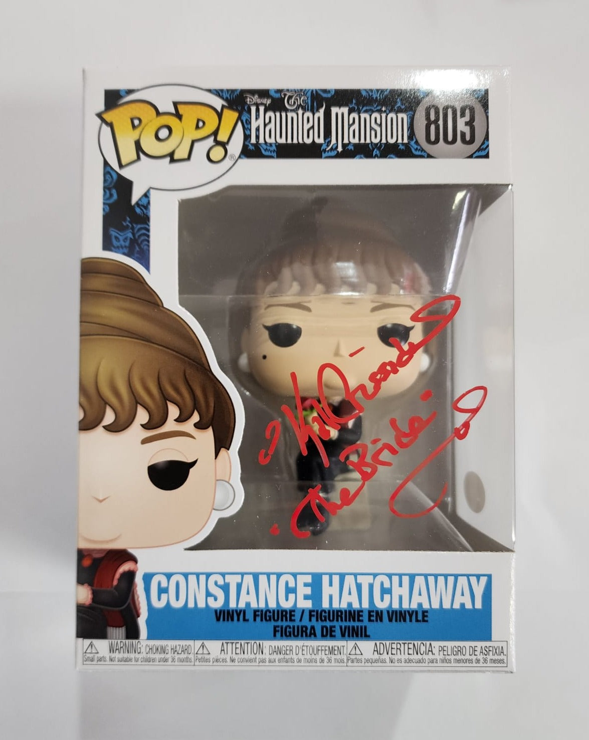 Disney Parks Haunted Mansion - Constance Hatchaway #803 Signed Pop! Vinyl