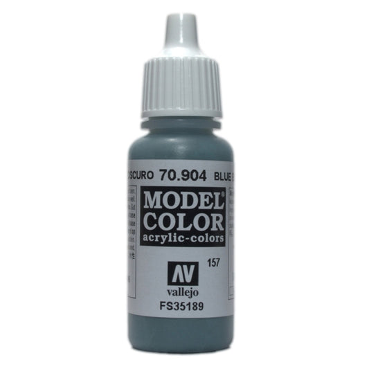 Vallejo Model Colour Dark Blue Grey 17 ml - Ozzie Collectables