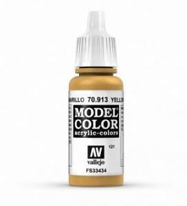 Vallejo Model Colour Yellow Ochre 17 ml - Ozzie Collectables