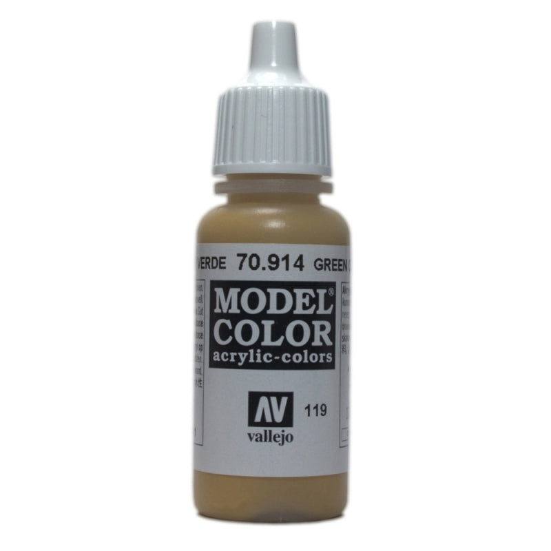 Vallejo Model Colour Green Ochre 17 ml - Ozzie Collectables