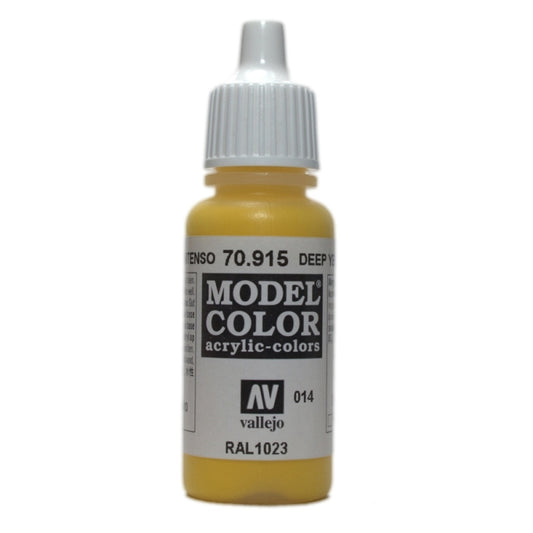 Vallejo Model Colour Deep Yellow 17 ml - Ozzie Collectables