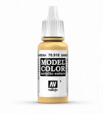 Vallejo Model Colour Sand Yellow 17 ml - Ozzie Collectables