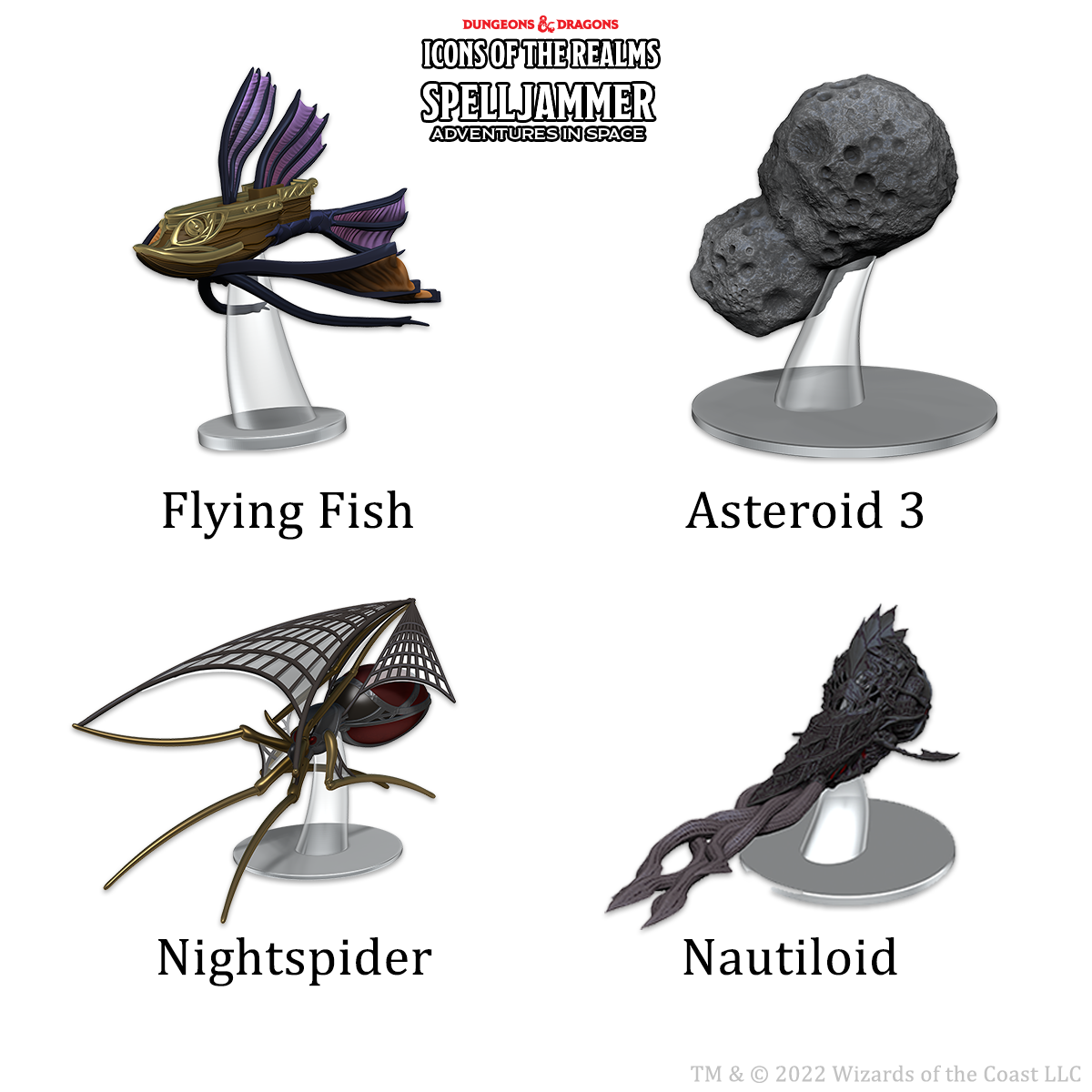 D&D Icons of the Realms Ship Scale Wildspace Ambush