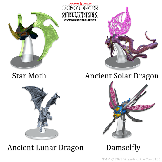 D&D Icons of the Realms Ship Scale Astral Elf Patrol