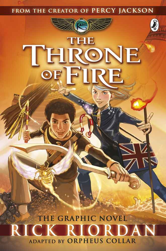 The Throne of Fire: The Graphic Novel (The Kane Chronicles Book 2) (Paperback)