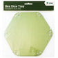 LPG Hex Dice Tray 8" Green