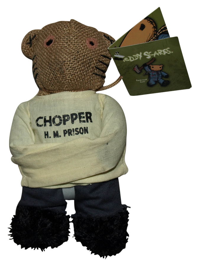 Teddy Scares - Chopper Read 8" Bear - Ozzie Collectables