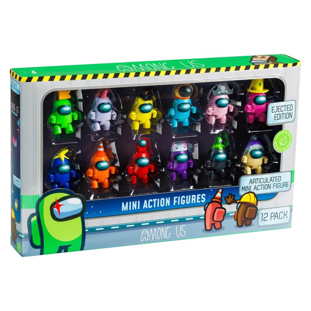 AMONG US Crewmate 12pc Mini Action Deluxe Pack