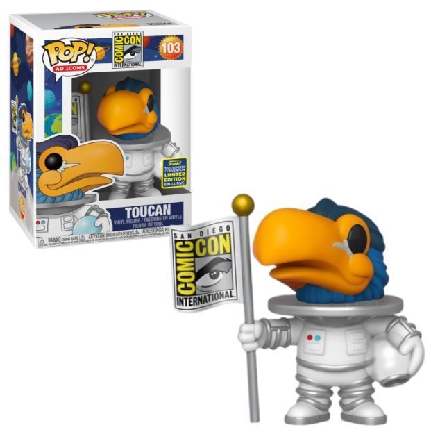 Ad Icon - Toucan (Astronaut) 2020 San Diego 50 Years Comic Con Exclusive Pop! Vinyl #103
