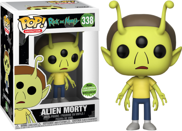 Rick And Morty - Alien Morty 2018 ECCC Exclusive Pop! Vinyl  #338
