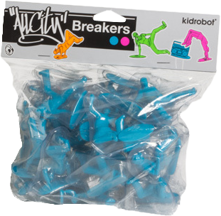 All City Breakers - Mini Vinyl Electric Blue 20-Pack - Ozzie Collectables