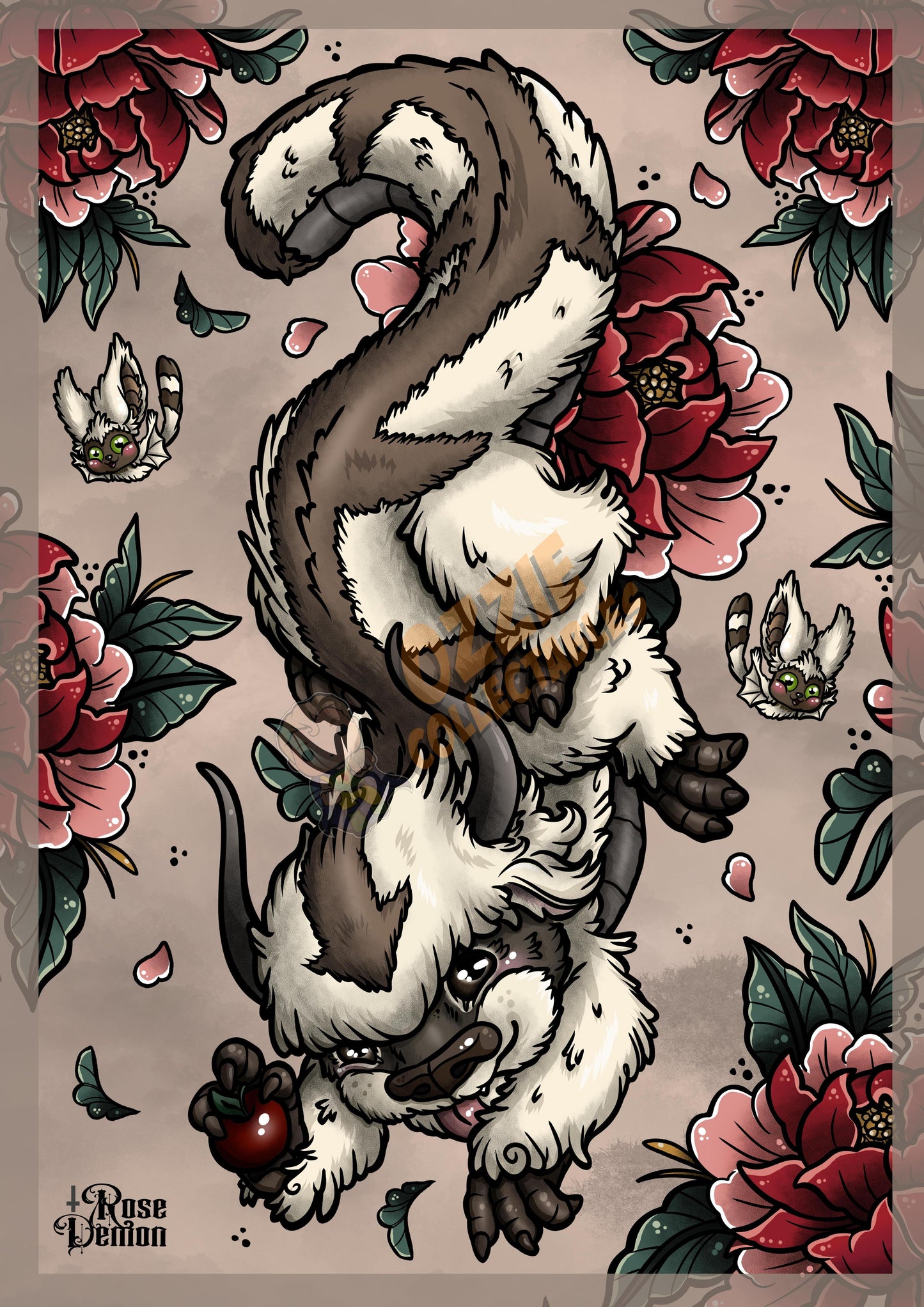 Appa - RoseDemon Art Print Poster